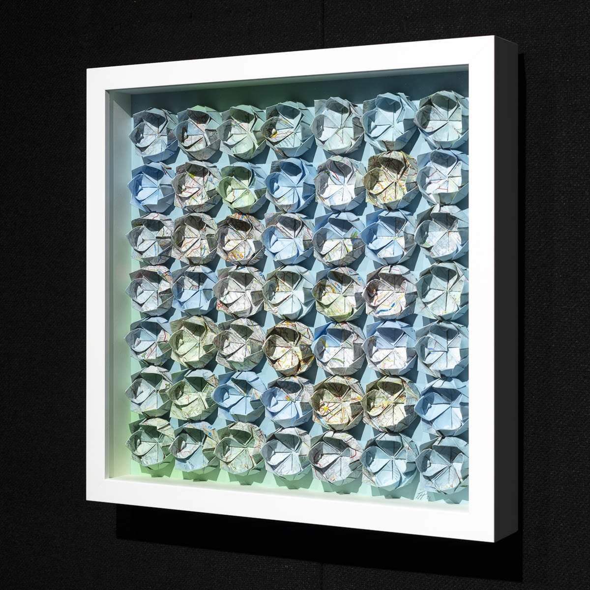 Fold M49 - Original - SOLD by artist Tristan Hibberd - Wyecliffe Galleries