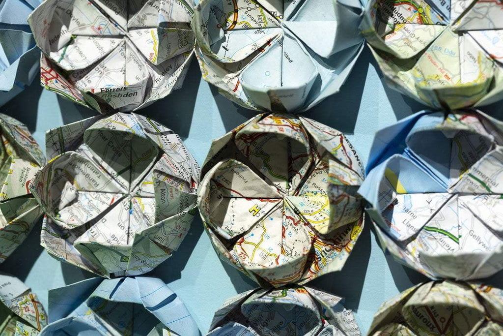 Fold M49 - Original - SOLD by artist Tristan Hibberd - Wyecliffe Galleries