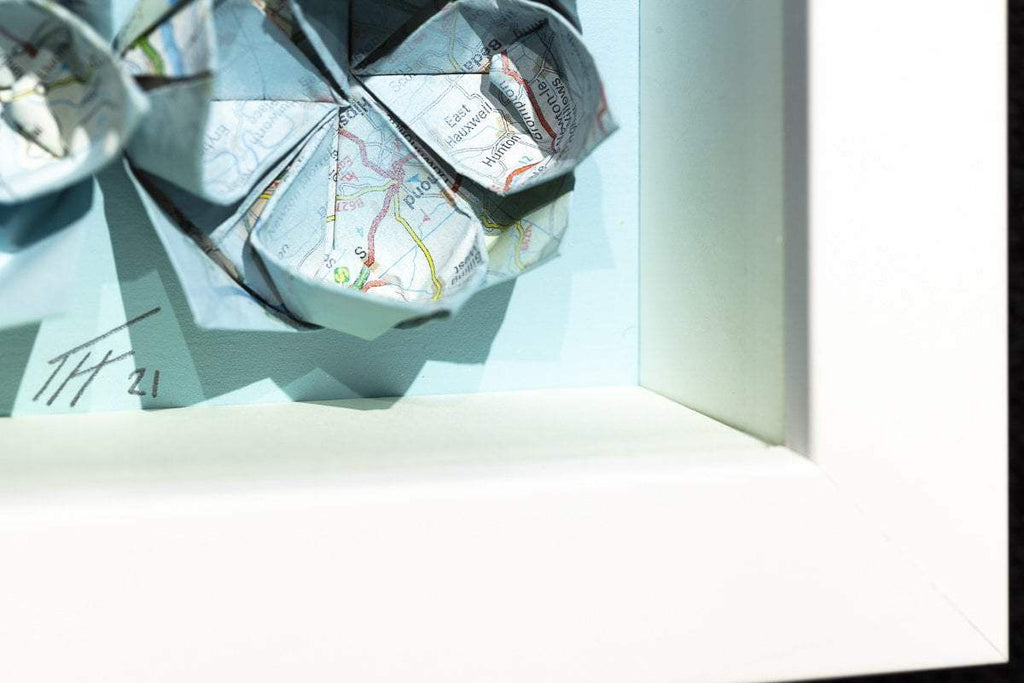 Fold M49 - Original - SOLD by artist Tristan Hibberd - Wyecliffe Galleries