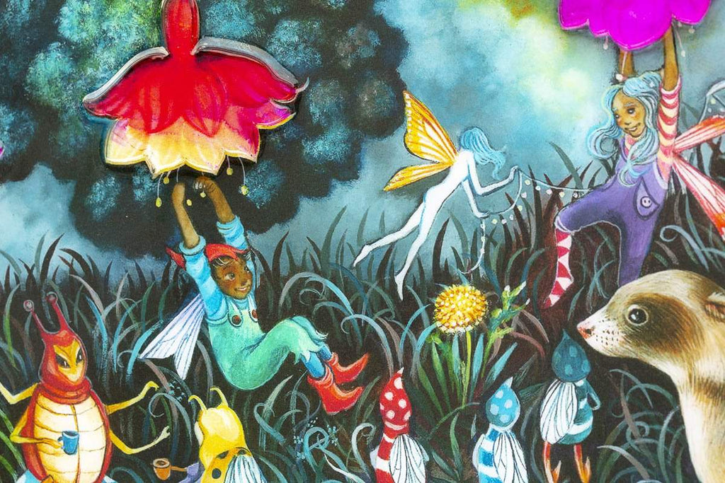 Folk of the Fae Tree - Edition by artist Kerry Darlington - Wyecliffe Galleries