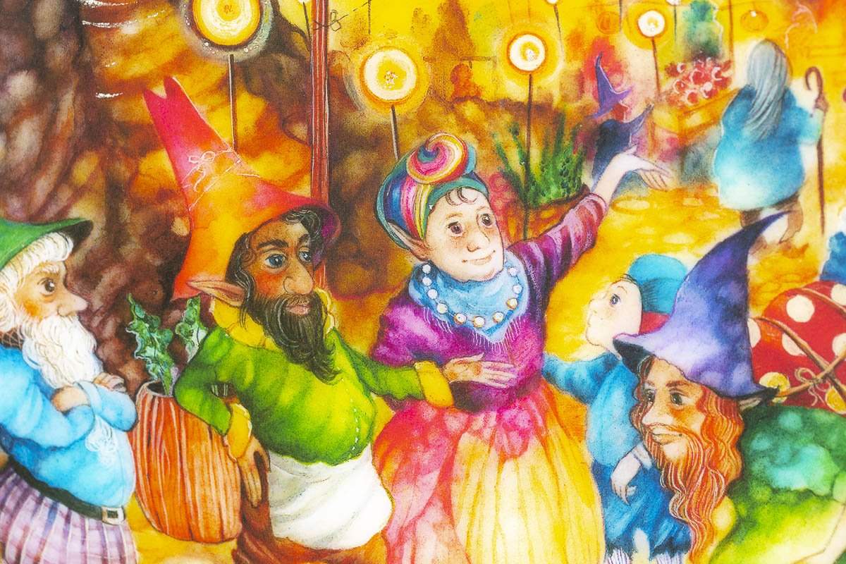 Folk of the Fae Tree - Edition by artist Kerry Darlington - Wyecliffe Galleries