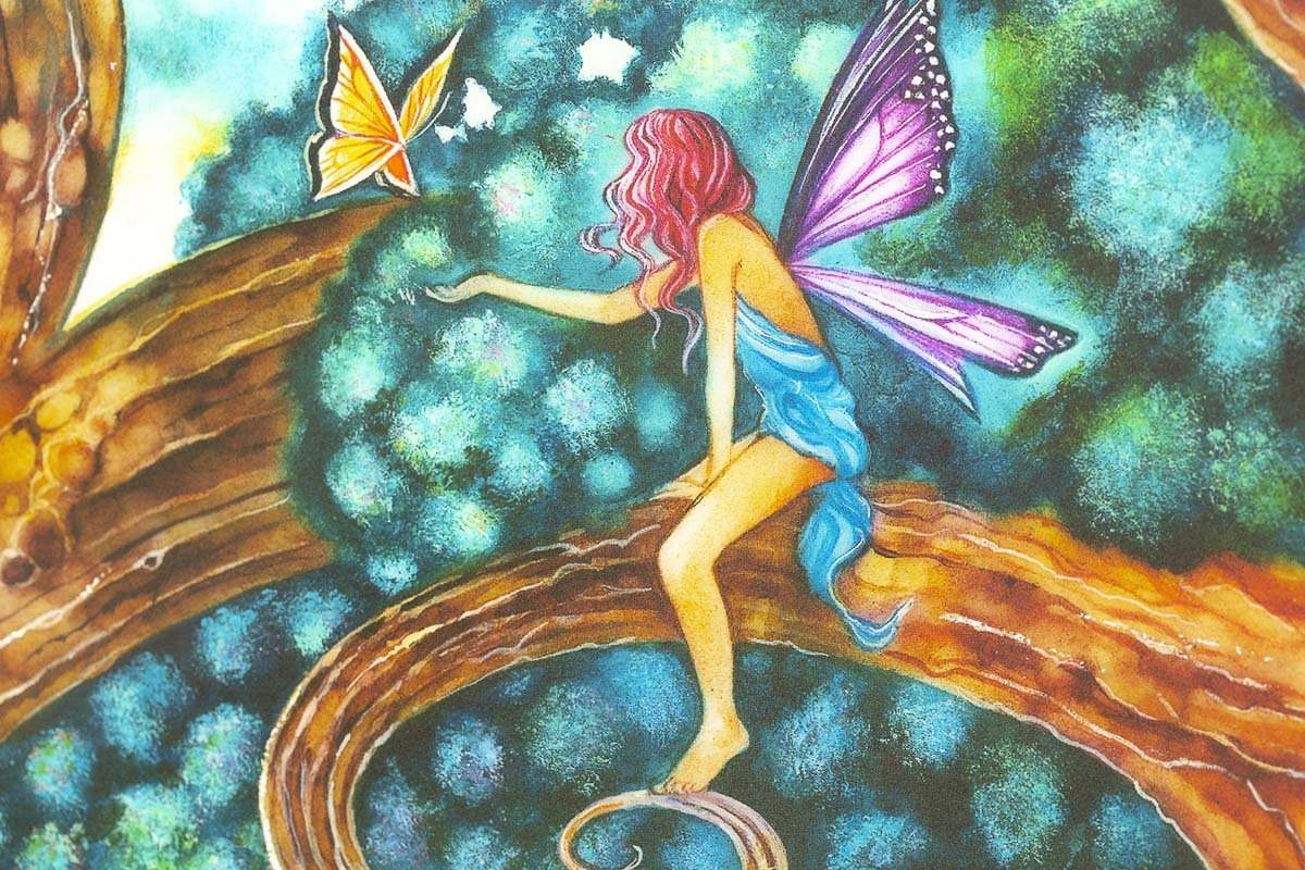 Folk of the Fae Tree - Edition by artist Kerry Darlington - Wyecliffe Galleries