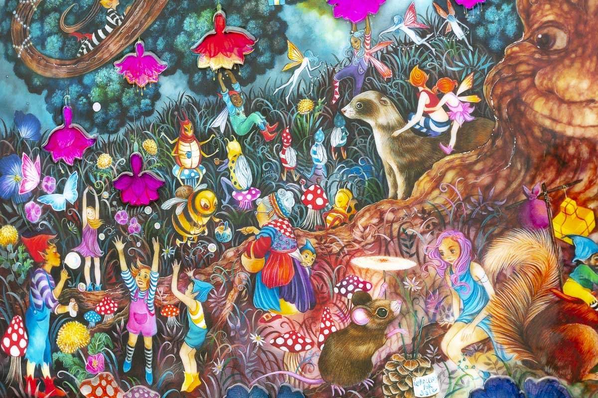 Folk of the Fae Tree - Edition by artist Kerry Darlington - Wyecliffe Galleries
