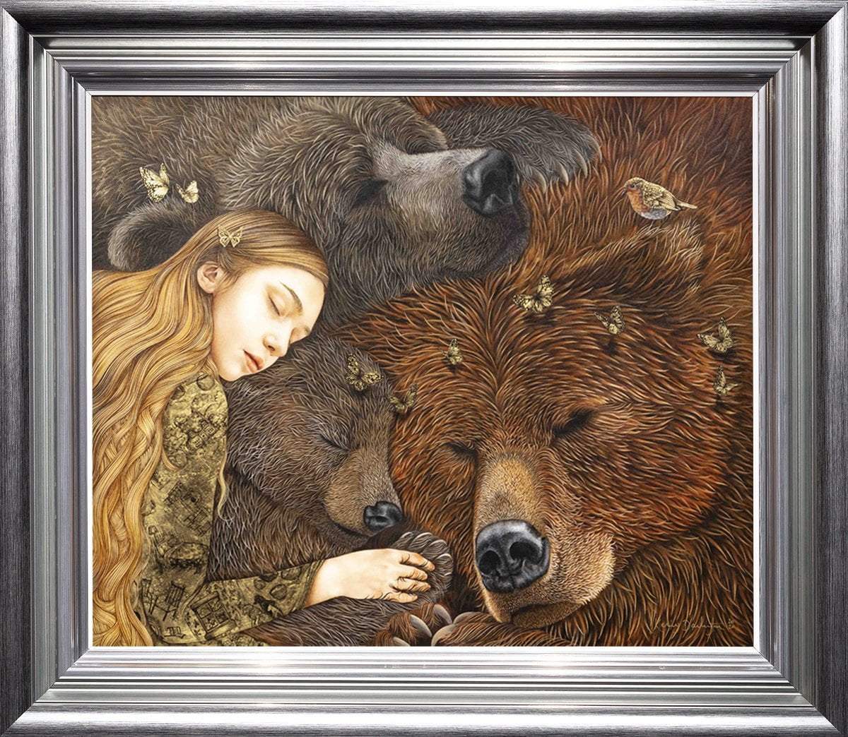 Goldilocks - Original - SOLD by artist Kerry Darlington - Wyecliffe Galleries
