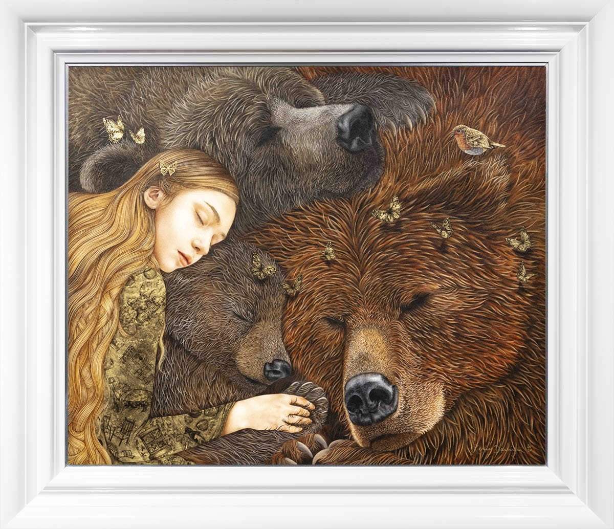 Goldilocks - Original - SOLD by artist Kerry Darlington - Wyecliffe Galleries