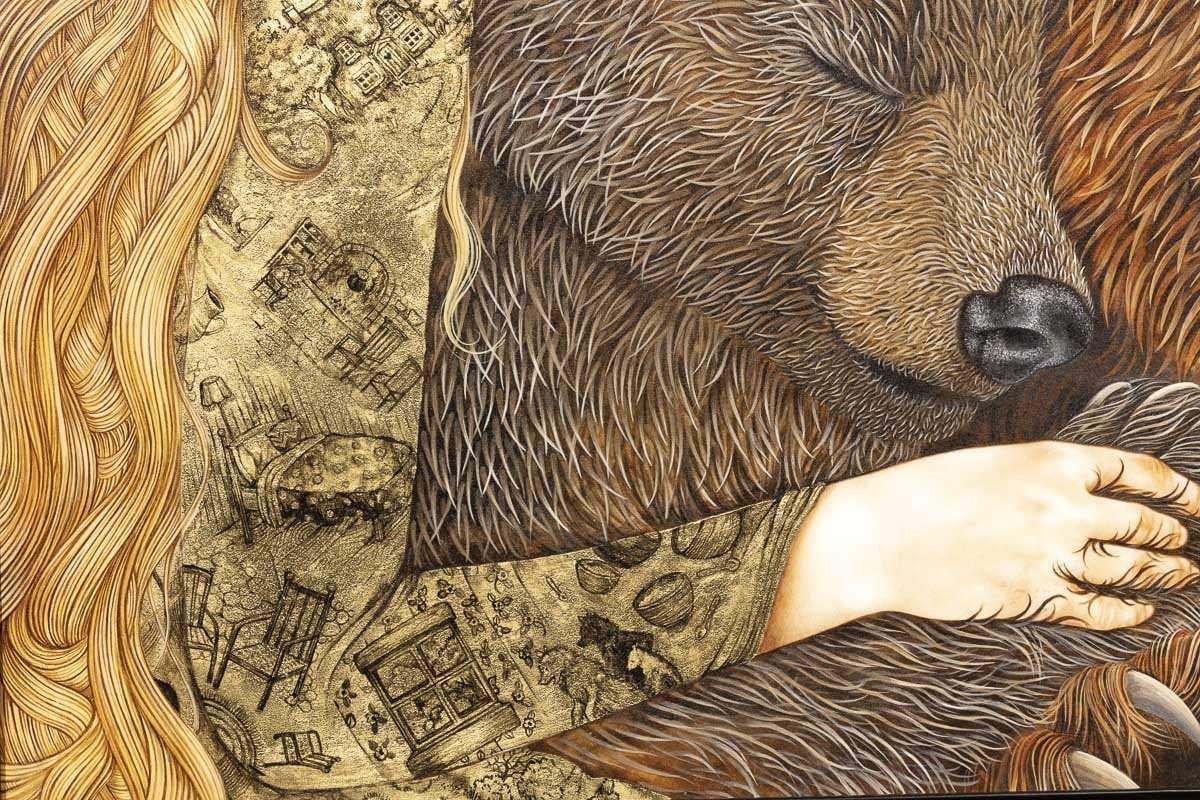 Goldilocks - Original - SOLD by artist Kerry Darlington - Wyecliffe Galleries