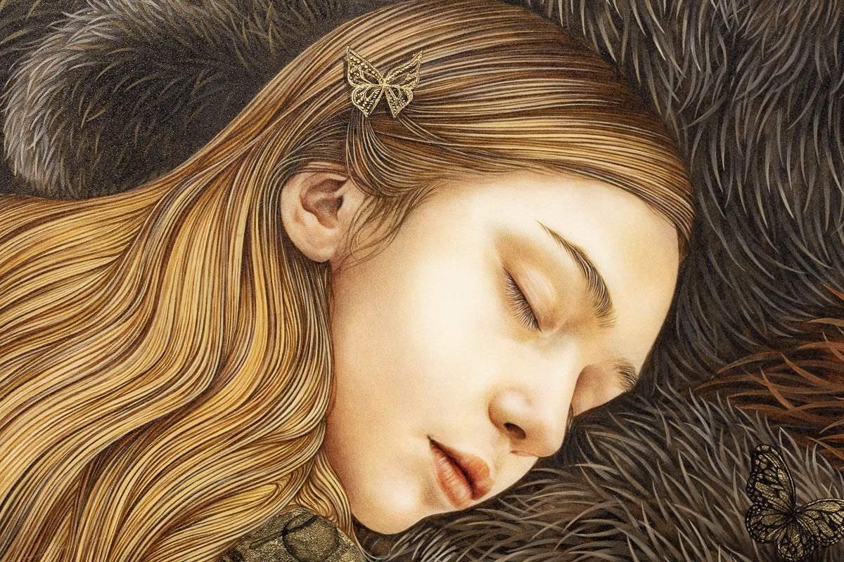 Goldilocks - Original - SOLD by artist Kerry Darlington - Wyecliffe Galleries