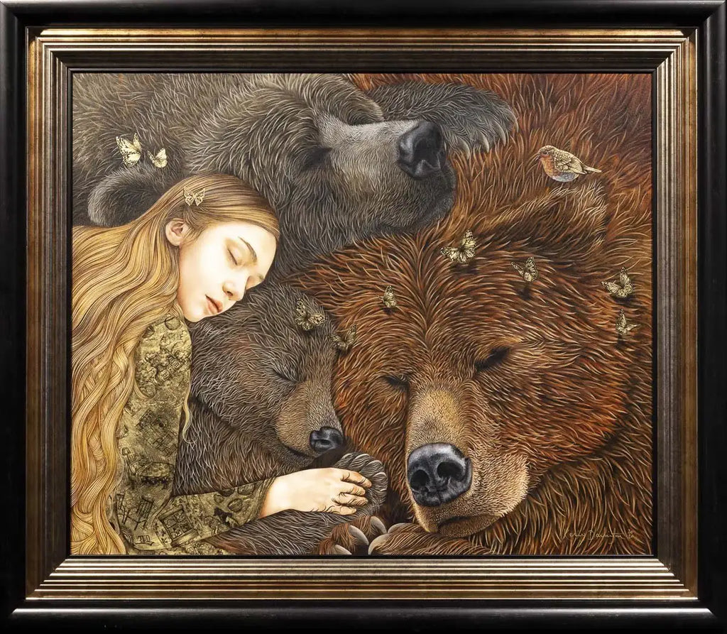 Goldilocks - Original - SOLD by artist Kerry Darlington - Wyecliffe Galleries
