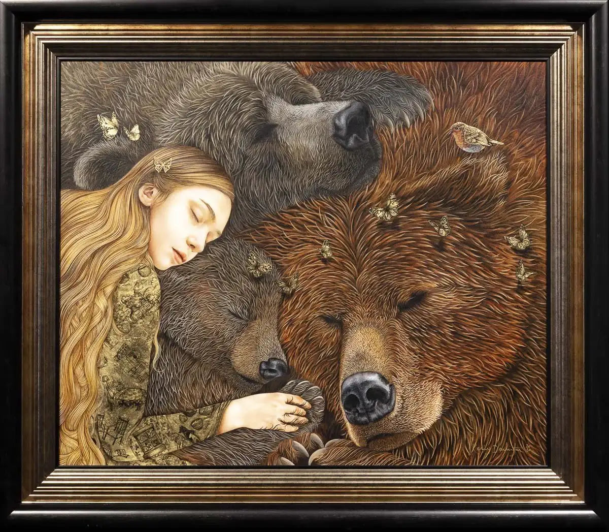 Goldilocks - Original - SOLD by artist Kerry Darlington - Wyecliffe Galleries