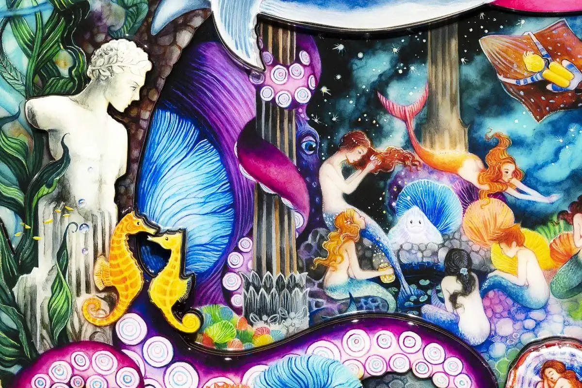 Lost Worlds - Edition by artist Kerry Darlington - Wyecliffe Galleries