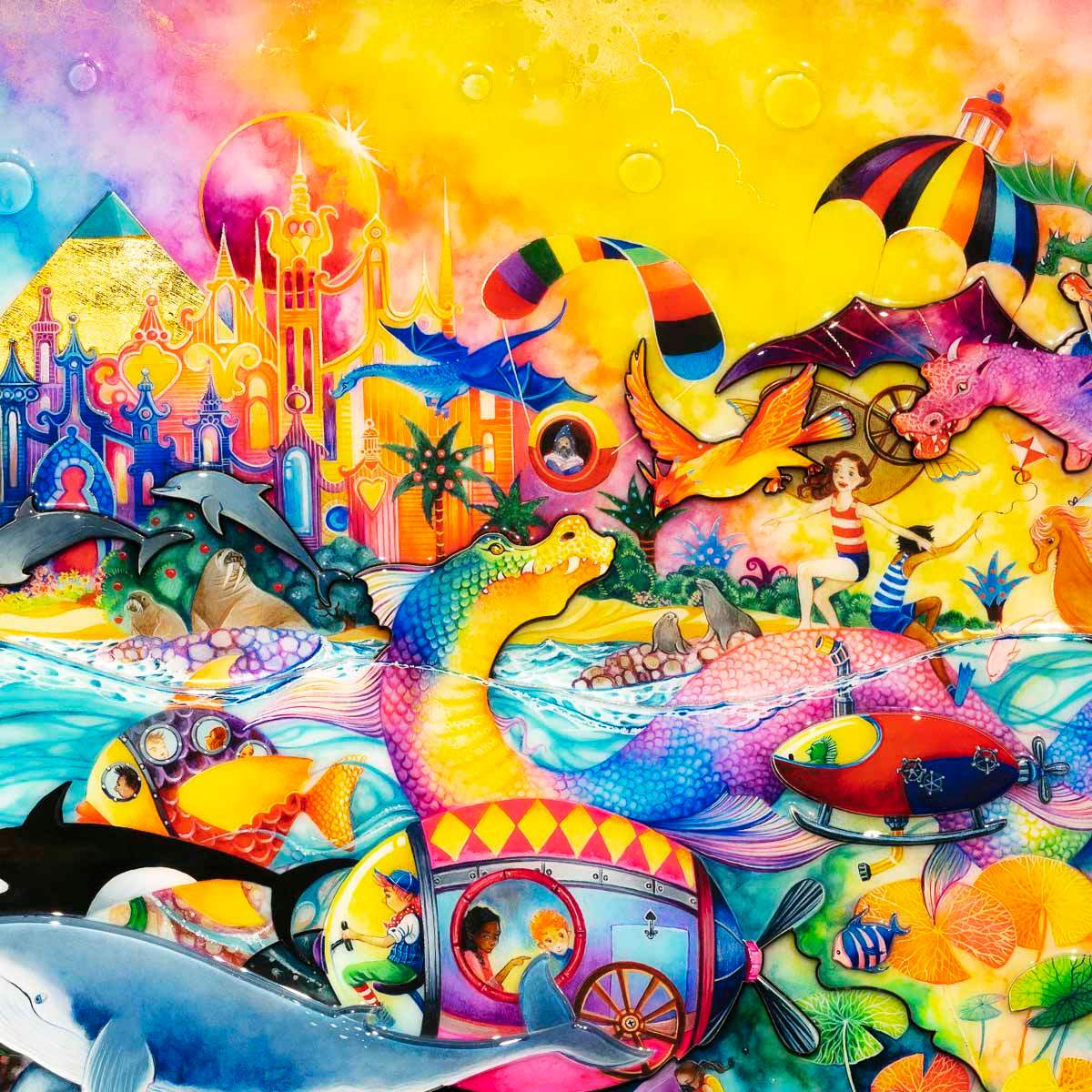 Lost Worlds - Edition by artist Kerry Darlington - Wyecliffe Galleries