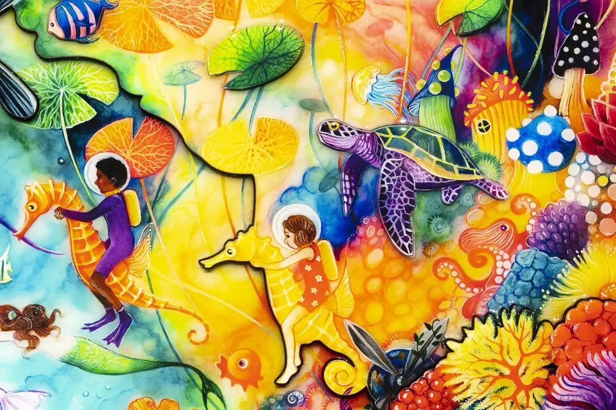 Lost Worlds - Edition by artist Kerry Darlington - Wyecliffe Galleries
