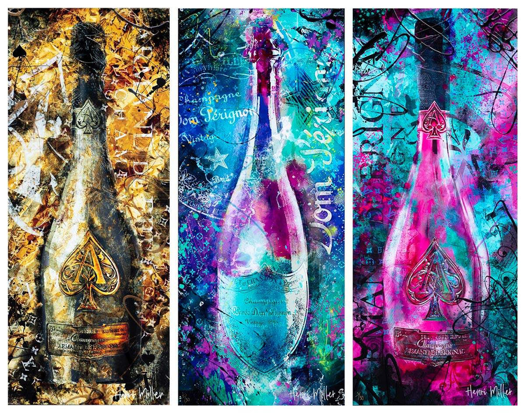 Maisons de Champagne - Edition SET - SOLD by artist Henri Miller - Wyecliffe Galleries