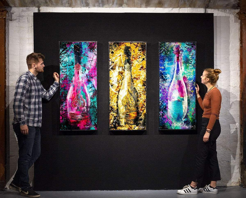 Maisons de Champagne - Edition SET - SOLD by artist Henri Miller - Wyecliffe Galleries