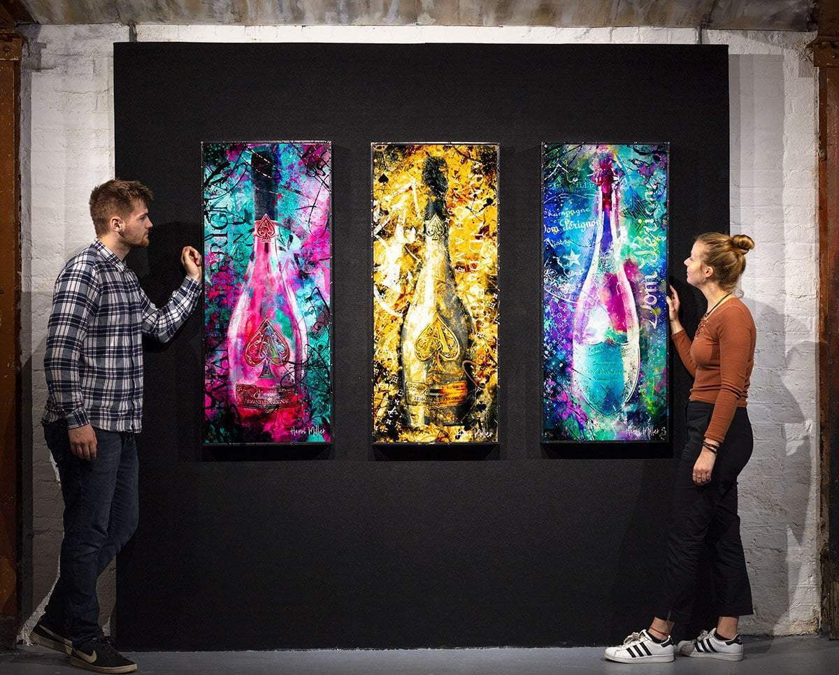 Maisons de Champagne - Edition SET - SOLD by artist Henri Miller - Wyecliffe Galleries