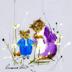 With Opportunity the World is Very Interesting - Original Set of 4 - SOLD by artist Rozanne Bell - Wyecliffe Galleries