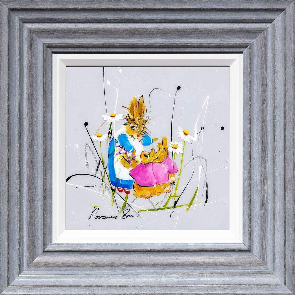 With Opportunity the World is Very Interesting - Original Set of 4 - SOLD by artist Rozanne Bell - Wyecliffe Galleries