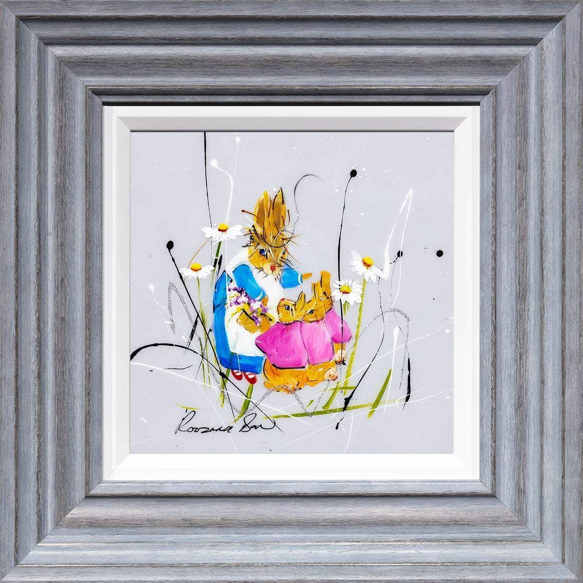 With Opportunity the World is Very Interesting - Original Set of 4 - SOLD by artist Rozanne Bell - Wyecliffe Galleries