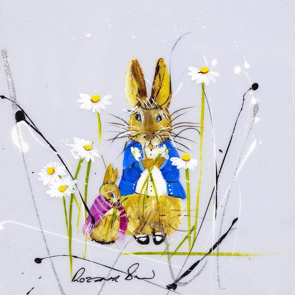 With Opportunity the World is Very Interesting - Original Set of 4 - SOLD by artist Rozanne Bell - Wyecliffe Galleries