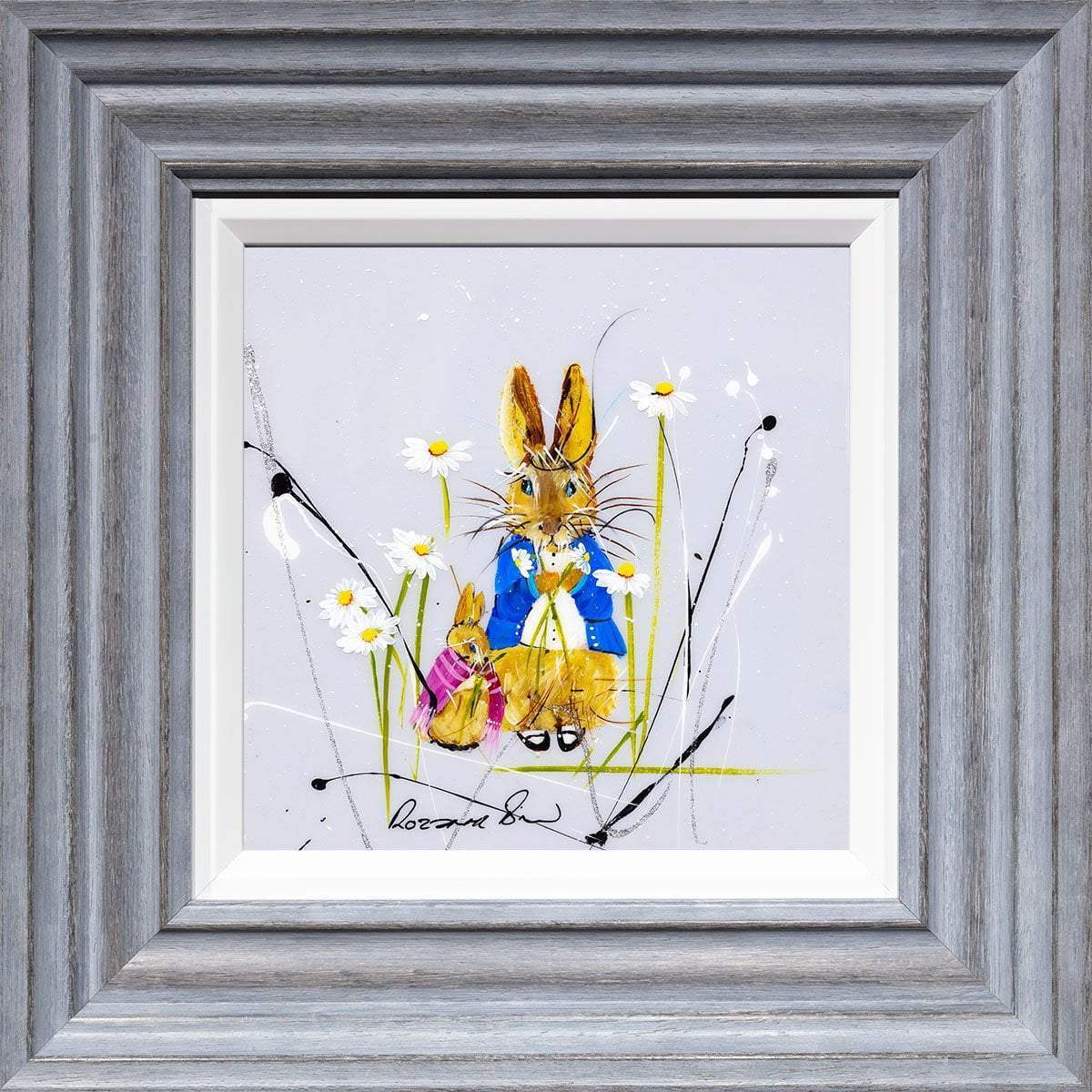 With Opportunity the World is Very Interesting - Original Set of 4 - SOLD by artist Rozanne Bell - Wyecliffe Galleries