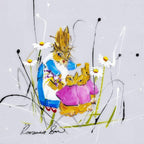 With Opportunity the World is Very Interesting - Original Set of 4 - SOLD by artist Rozanne Bell - Wyecliffe Galleries