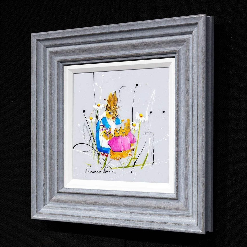 With Opportunity the World is Very Interesting - Original Set of 4 - SOLD by artist Rozanne Bell - Wyecliffe Galleries