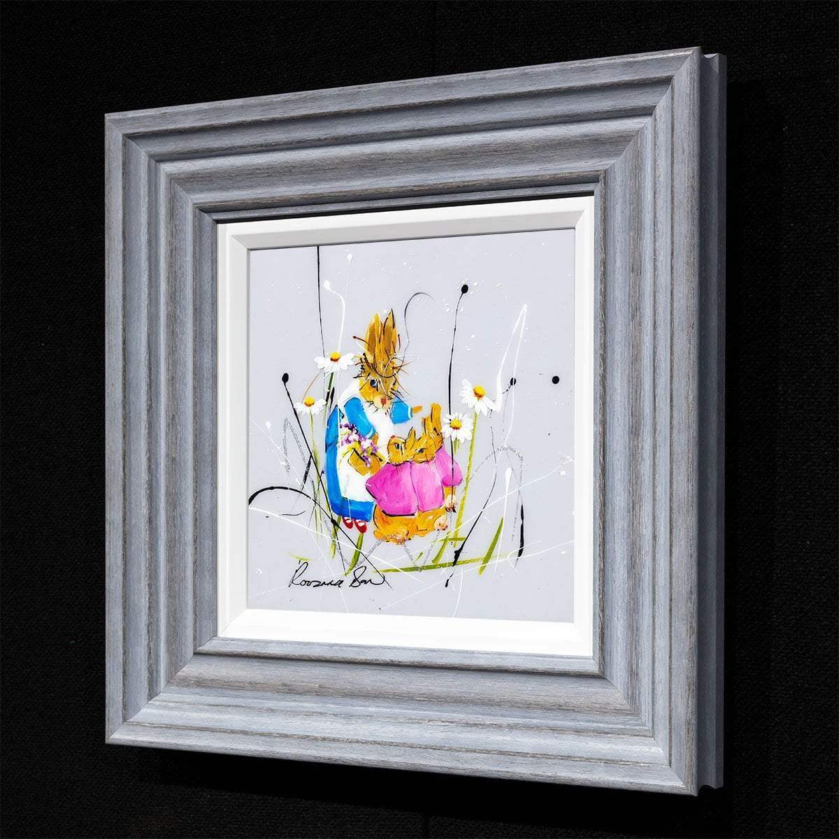 With Opportunity the World is Very Interesting - Original Set of 4 - SOLD by artist Rozanne Bell - Wyecliffe Galleries