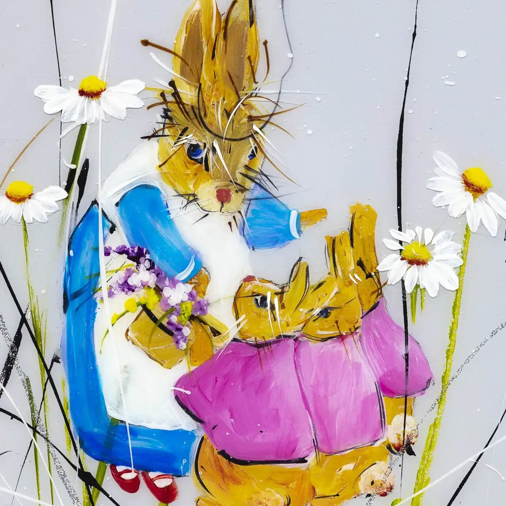 With Opportunity the World is Very Interesting - Original Set of 4 - SOLD by artist Rozanne Bell - Wyecliffe Galleries