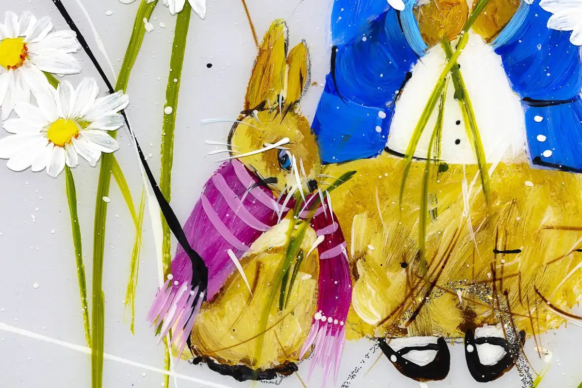 With Opportunity the World is Very Interesting - Original Set of 4 - SOLD by artist Rozanne Bell - Wyecliffe Galleries