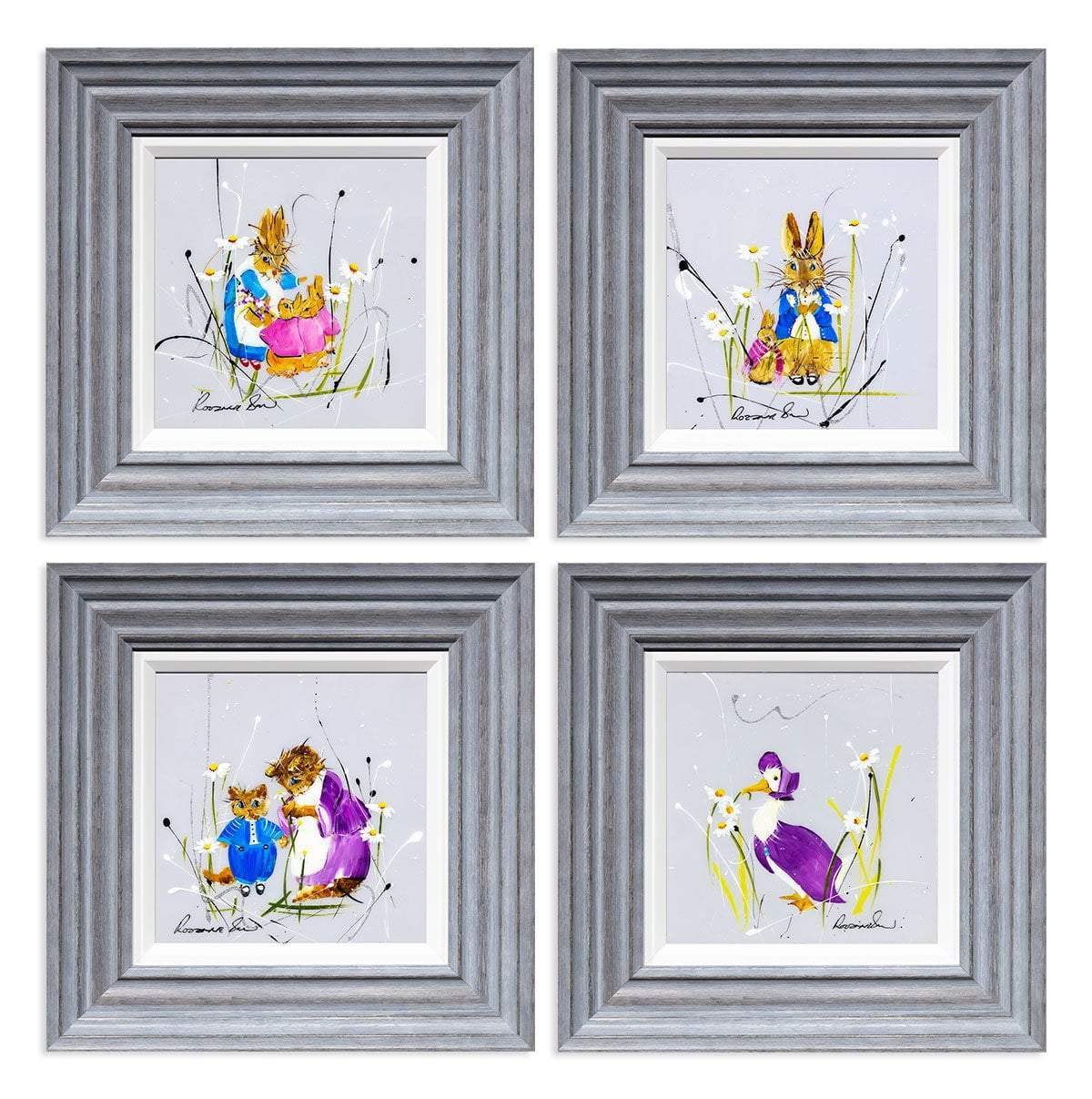 With Opportunity the World is Very Interesting - Original Set of 4 Wyecliffe Original Art