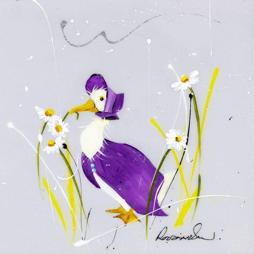 With Opportunity the World is Very Interesting - Original Set of 4 - SOLD by artist Rozanne Bell - Wyecliffe Galleries