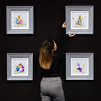 With Opportunity the World is Very Interesting - Original Set of 4 - SOLD by artist Rozanne Bell - Wyecliffe Galleries